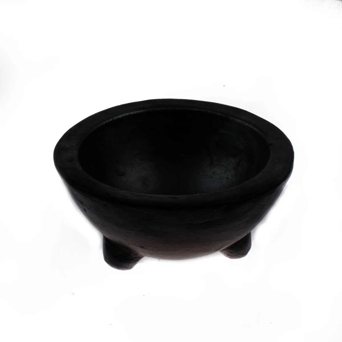 Курильница "Ведовской треножник" черная керамическая