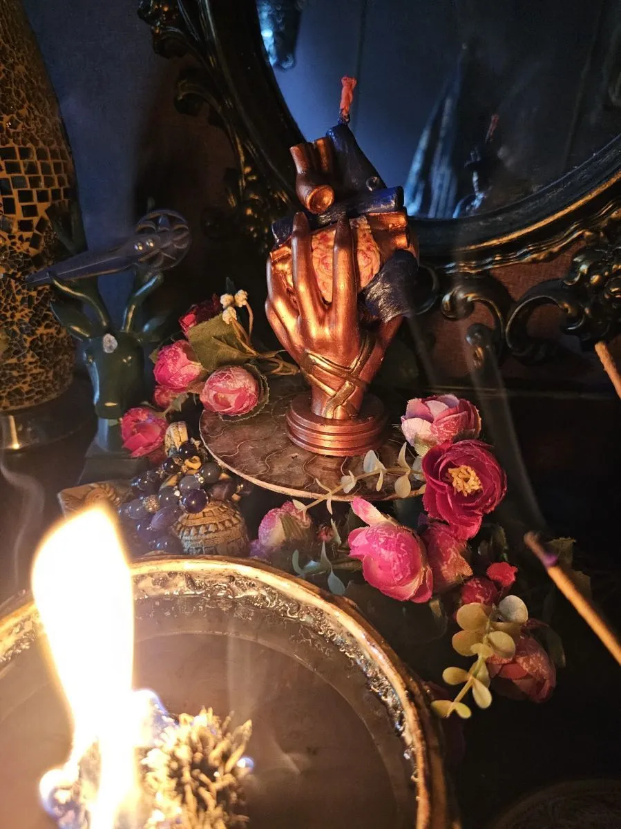 Восковая свеча "Вольное сердце"