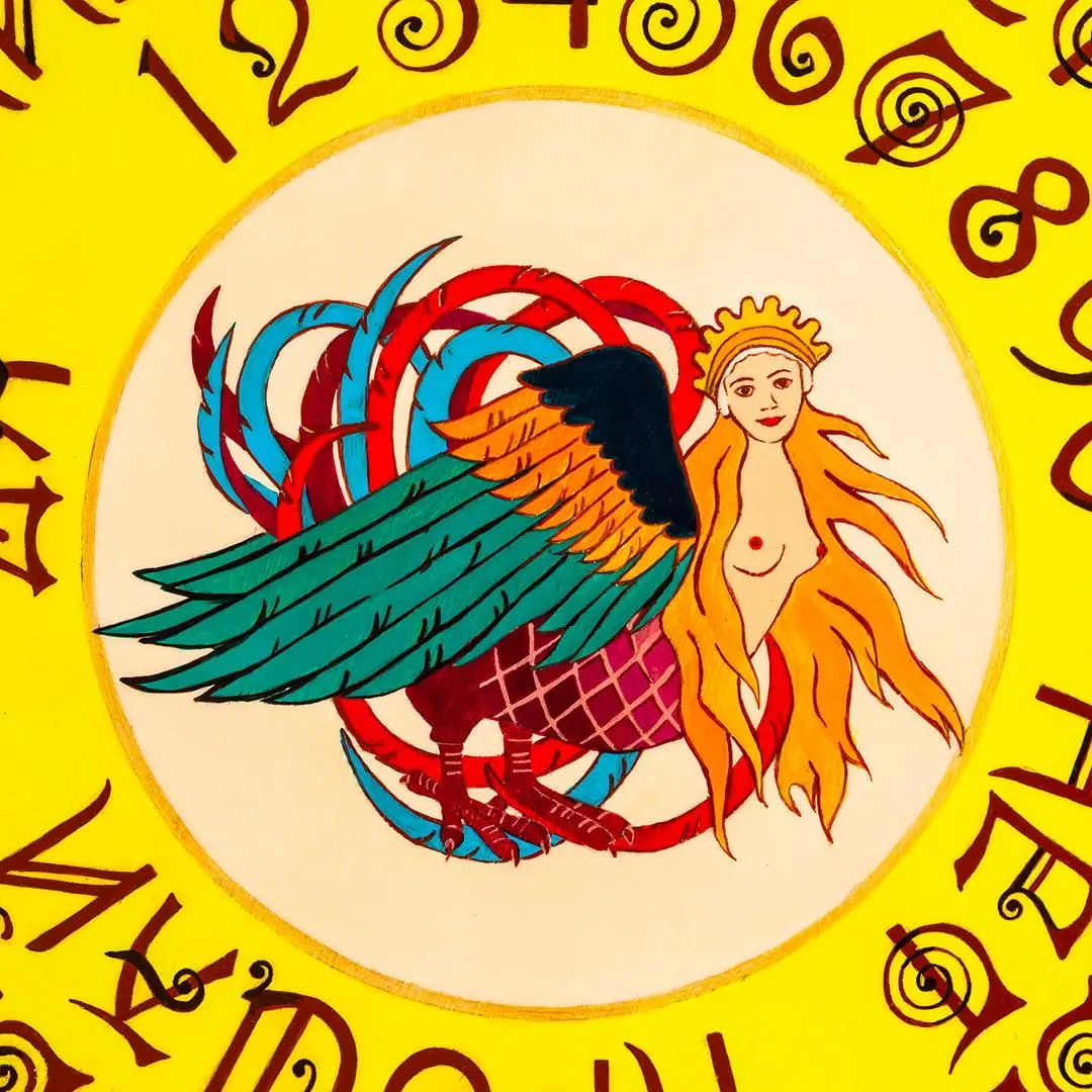 Спиритическая доска "Птица Сирин"