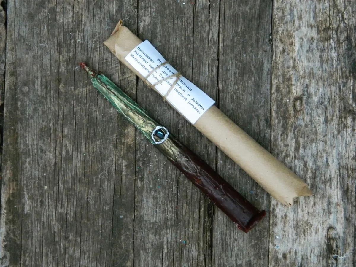 Родовая свеча-маканка