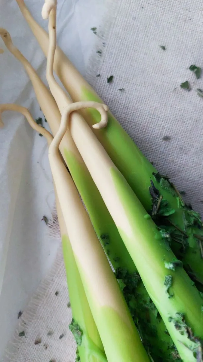 Свеча программная маканая "Вода живая и мёртвая"