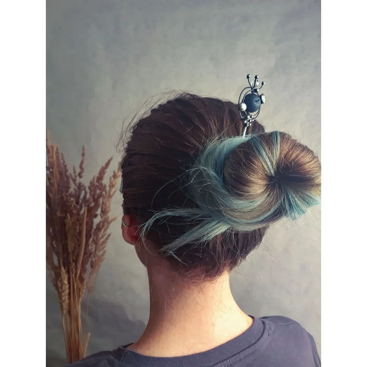 Палочка для волос "Черная дыра"