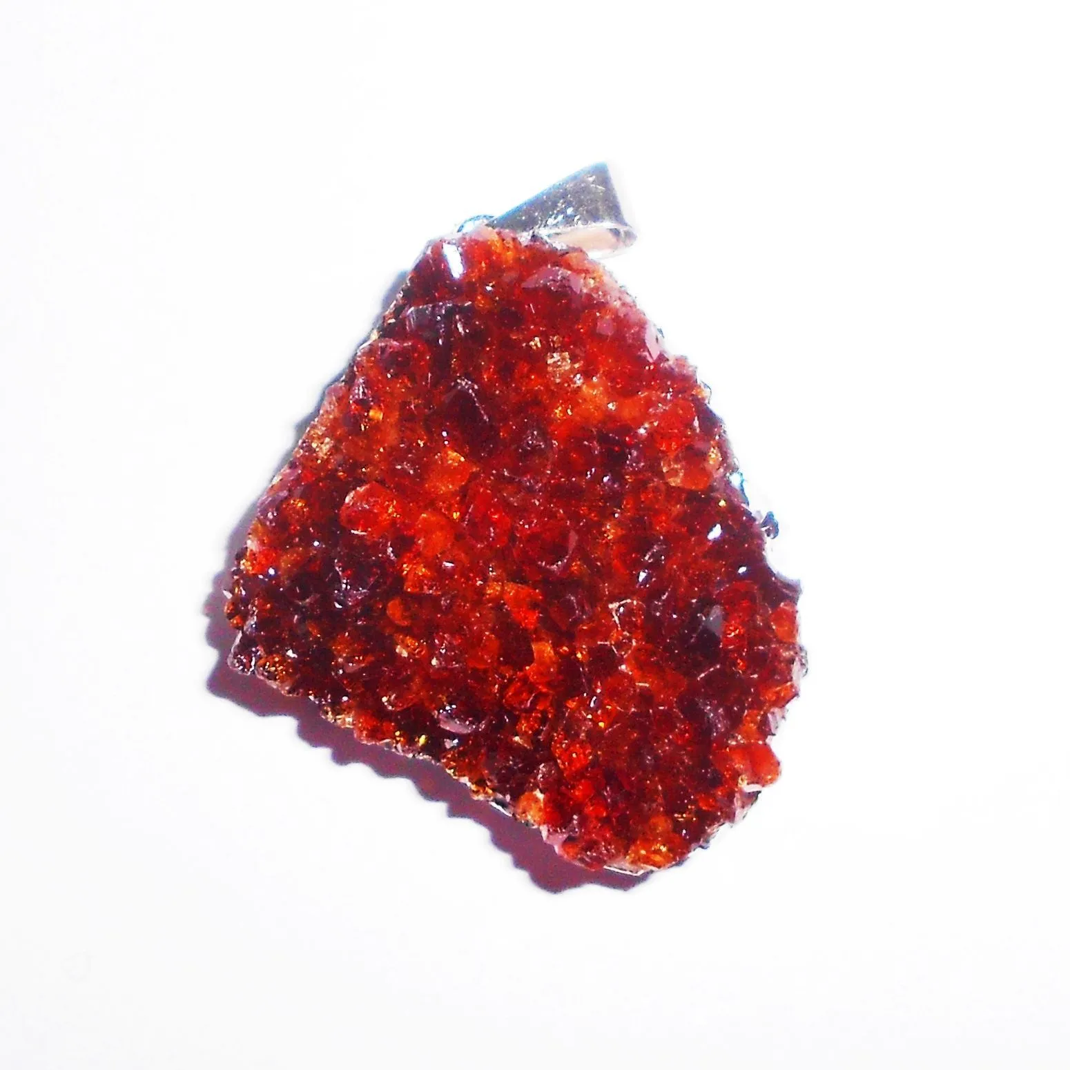 Подвеска "Друза цитрина"