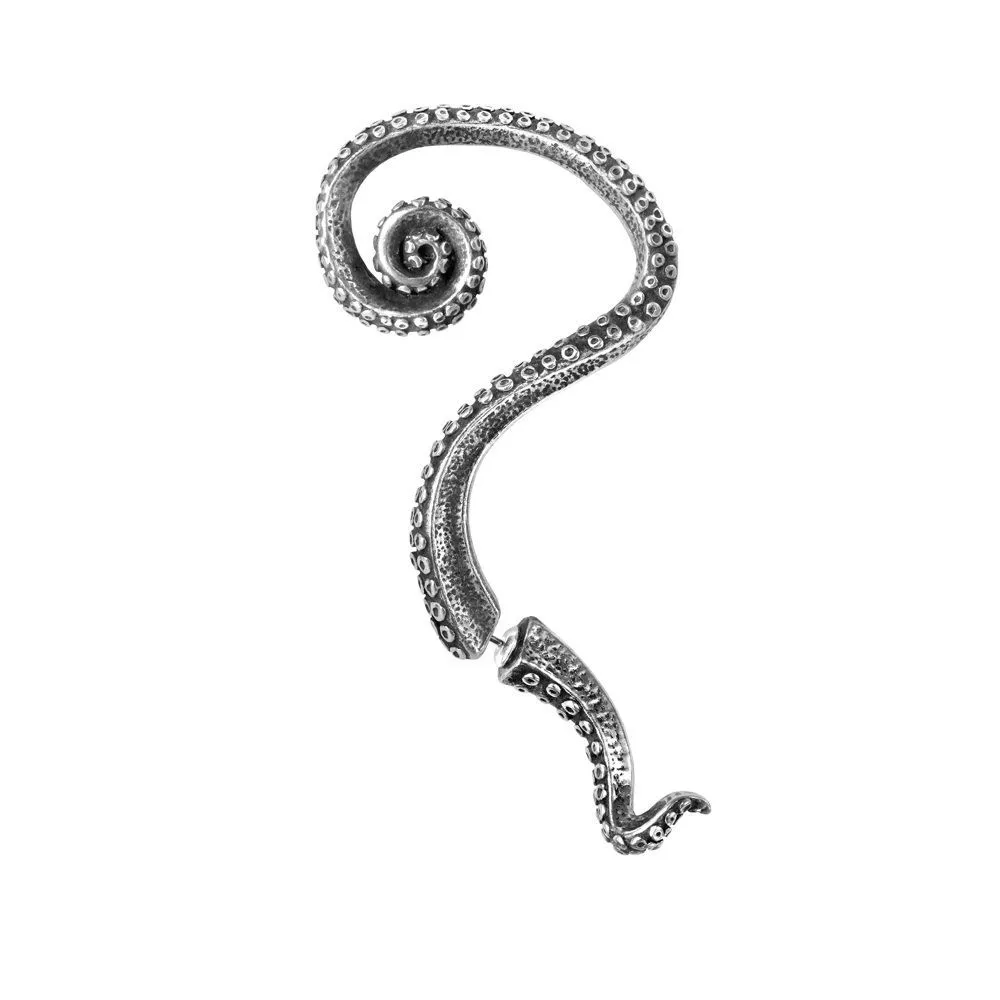 Серьга-кафф "Кракен"