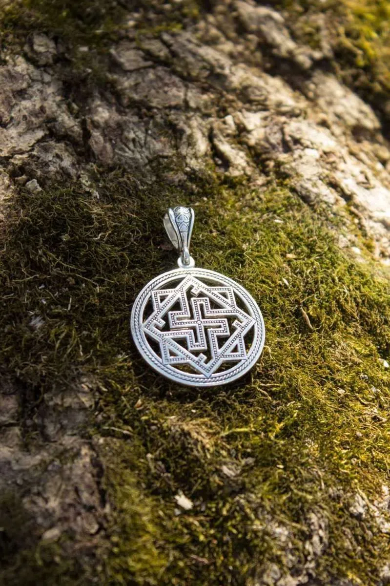 Подвеска "Валькирия" с серебрением