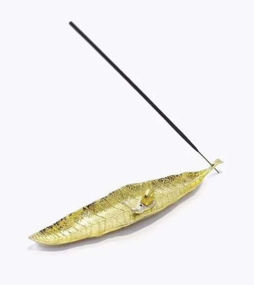 Подставка для благовоний "Улитка на склоне Фудзи" латунь золото