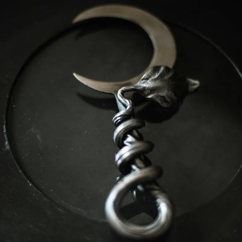 Серп "Лунная лоза" кованый