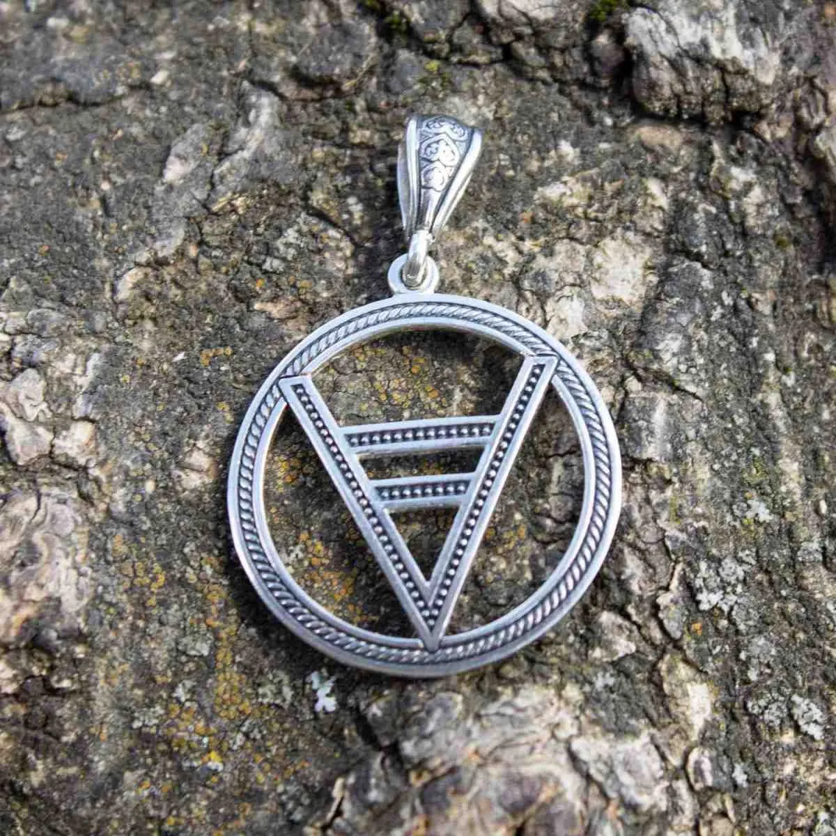 Оберег "Велес" с серебрением