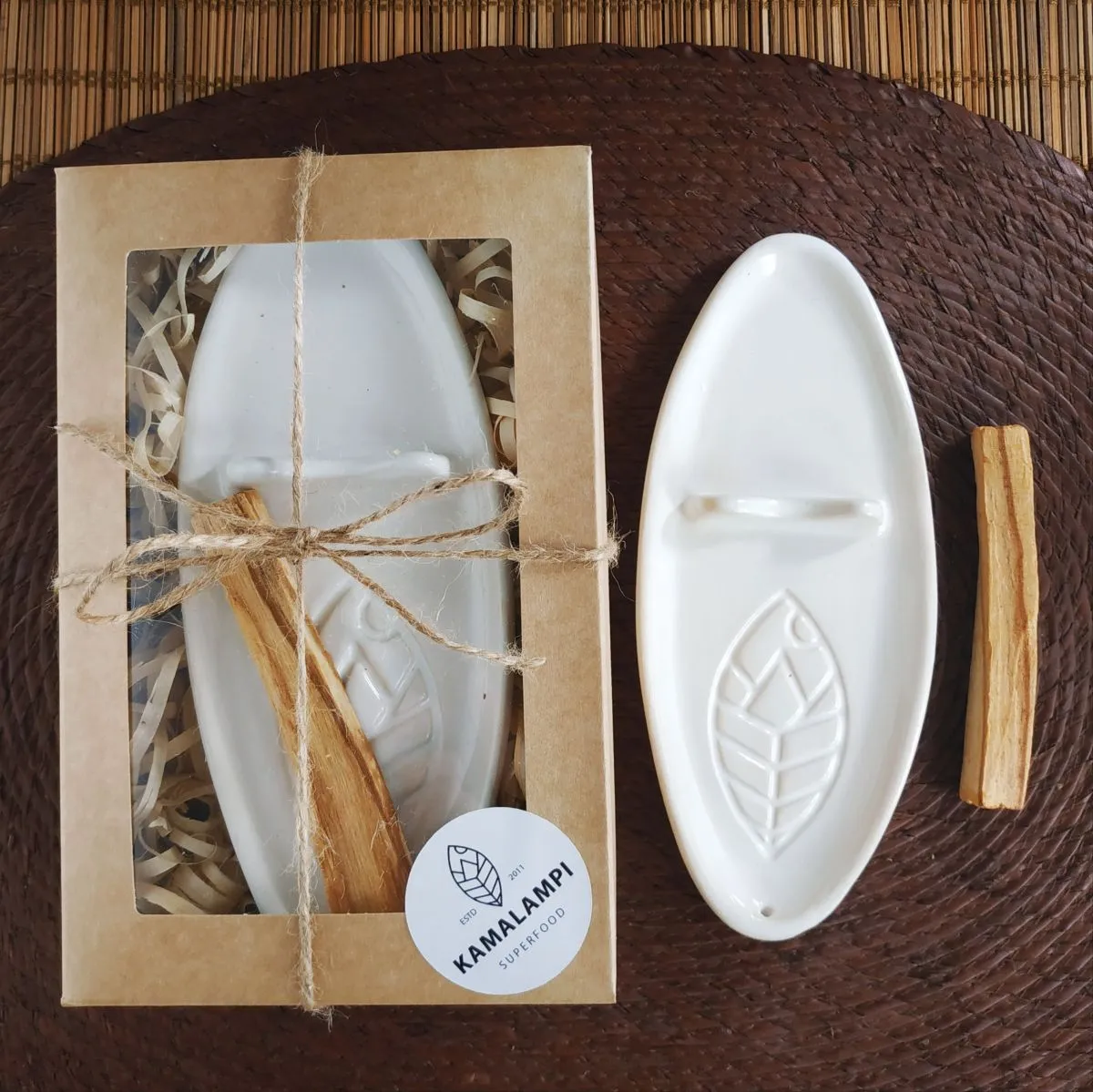 Набор "Млечный Путь" для окуривания (подставка + пало санто)