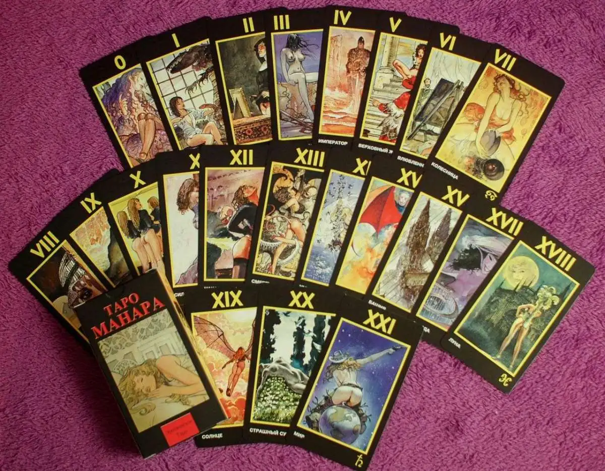 Эротическое таро Манара