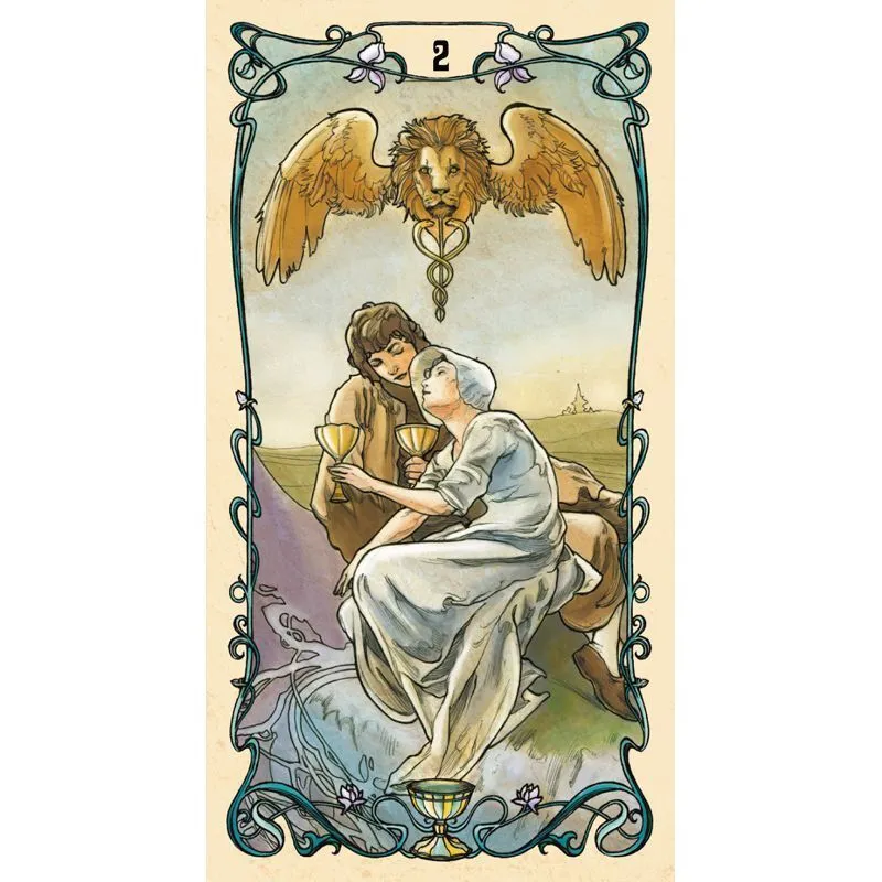 Таро Альфонса Мухи (78 карт, компактный формат)