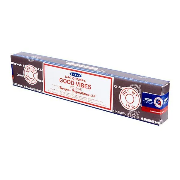 Благовоние Satya Good Vibes "Положительная энергия" 15 гр. (серия Nag Champa)
