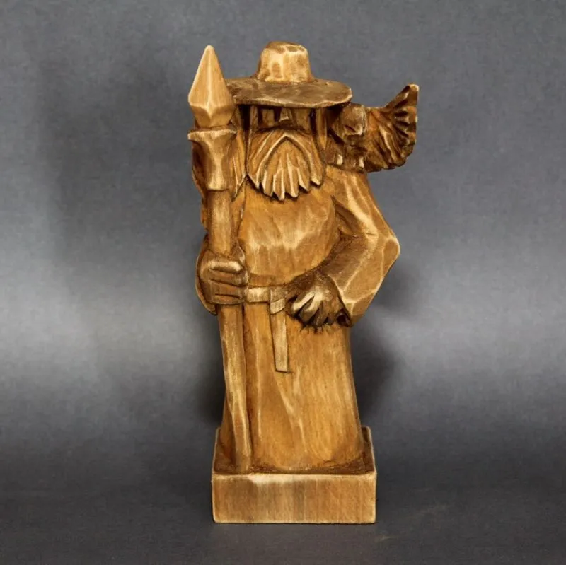 Алтарная статуэтка "Один" деревянная