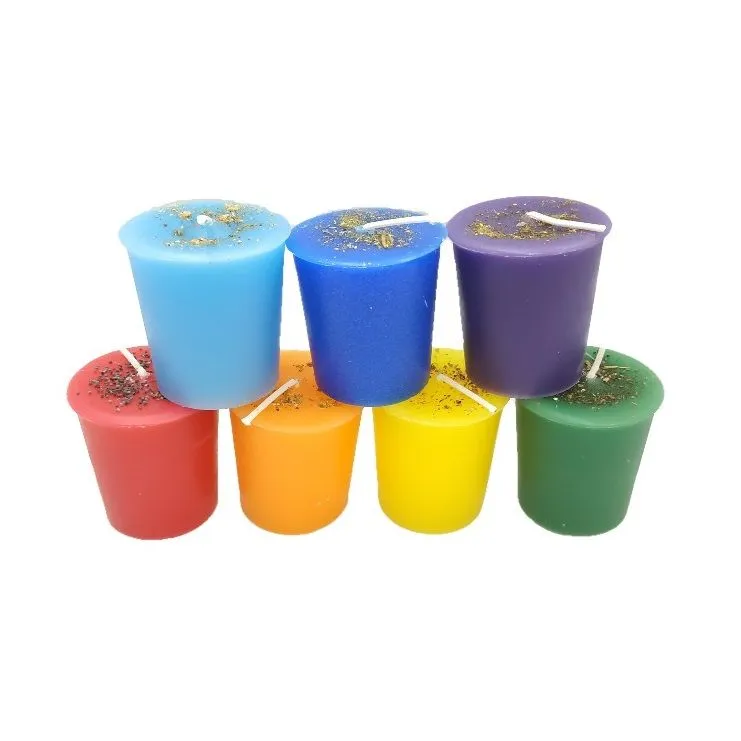 Чакровый набор свечей "Колесо жизни"