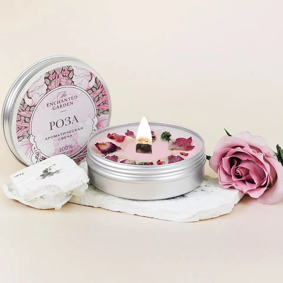 Свеча ароматическая "Роза"