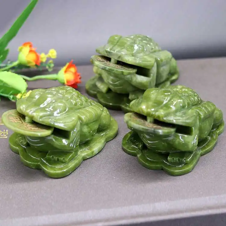 Денежная Жаба, нефрит, 11 см