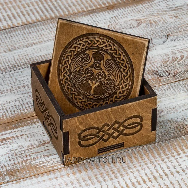 Шкатулка "Вороны Одина"