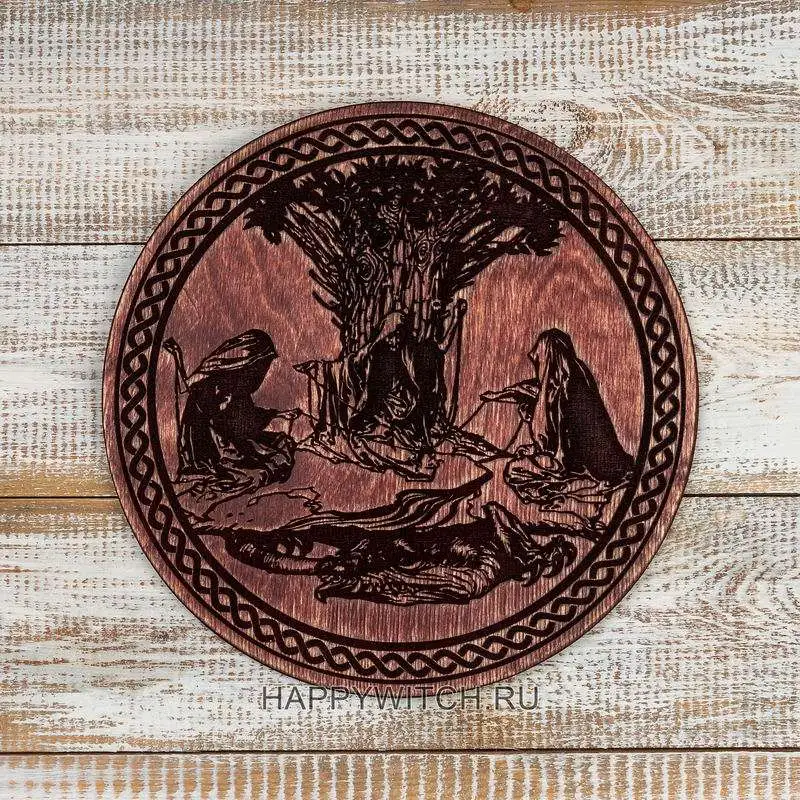 Алтарь "Ткачихи судеб" (оттенок махагон)