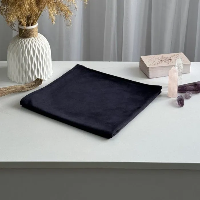 Скатерть для гадания синяя, эко-замша, 50 х 50 см