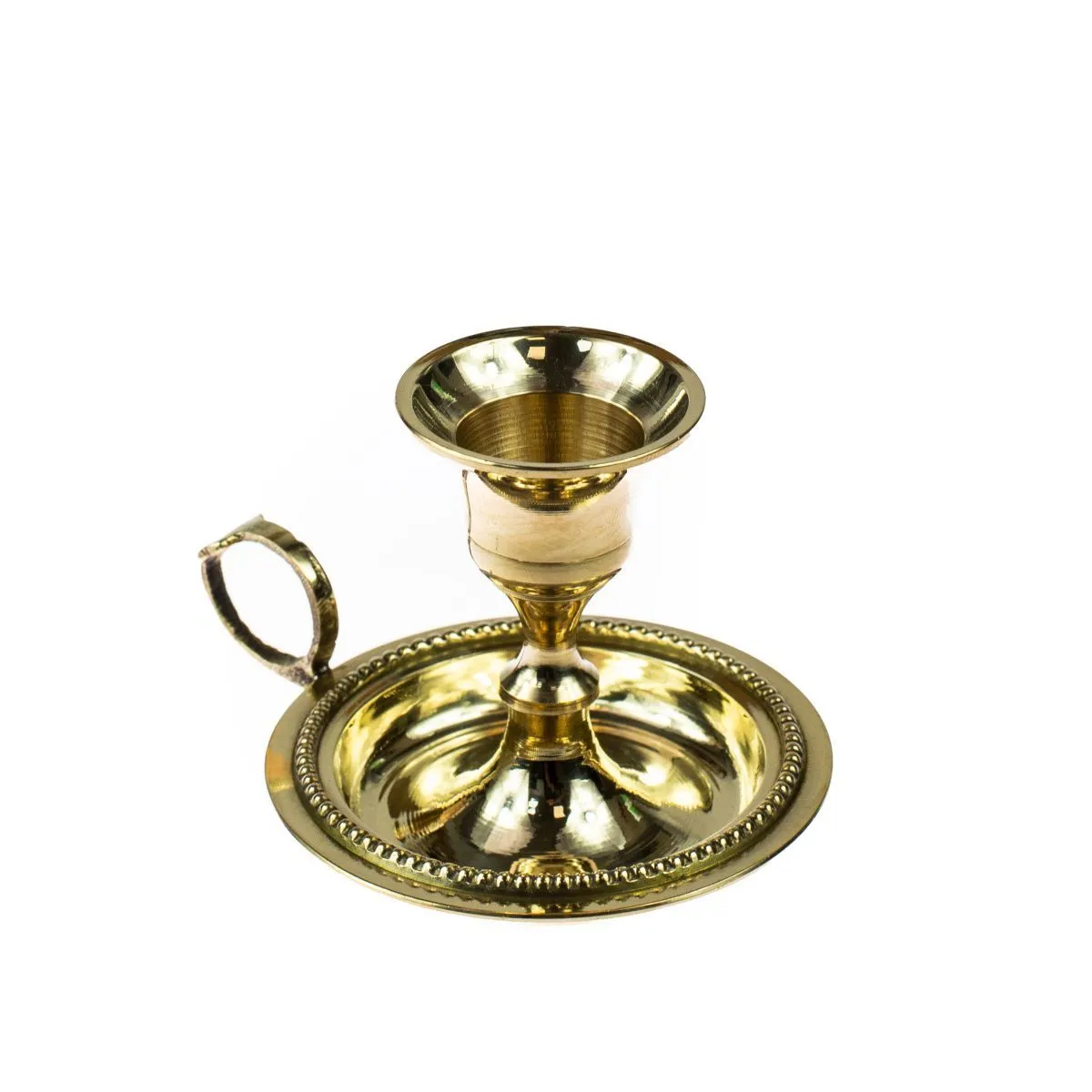 Подсвечник "Будуар" латунный в винтажном стиле