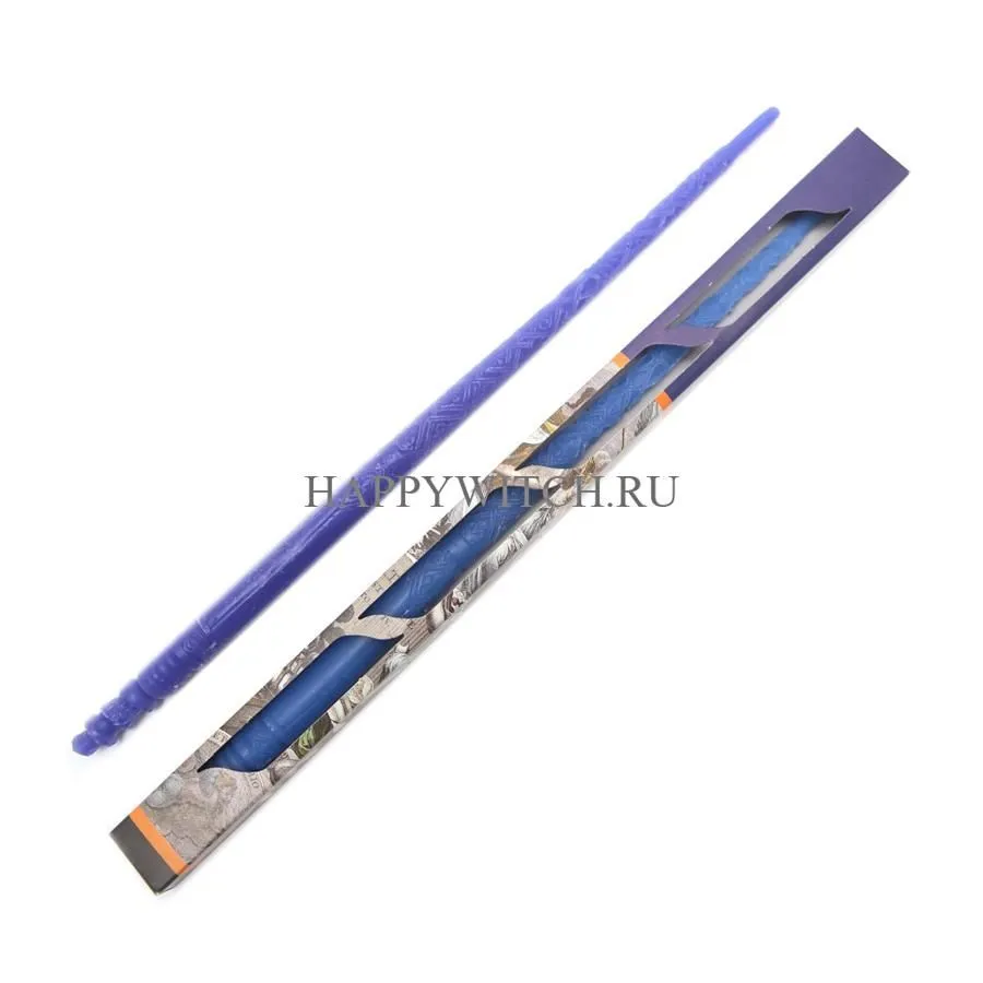 Синяя свеча "Небесная защита и покровительство"