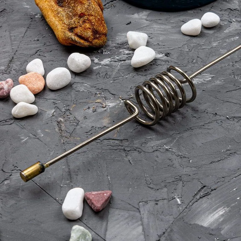 Биолокационная рамка с цилиндрическим резонатором стальная