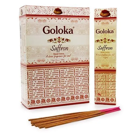 Пыльцовые благовония Goloka "Шафран"