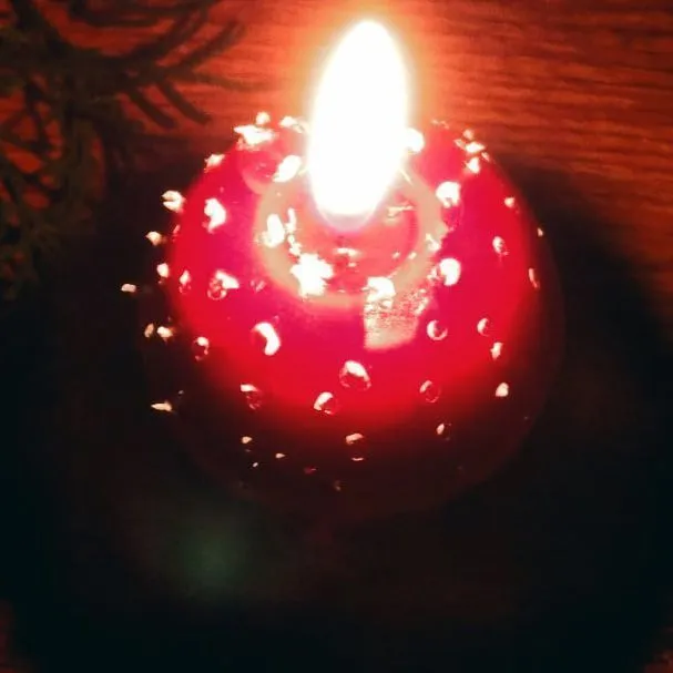 Свеча "Мухомор"