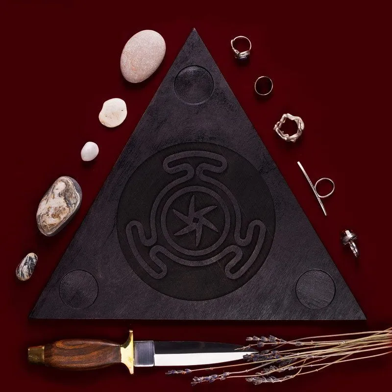 Треугольный алтарный пентакль "Печать Перекрёстков"