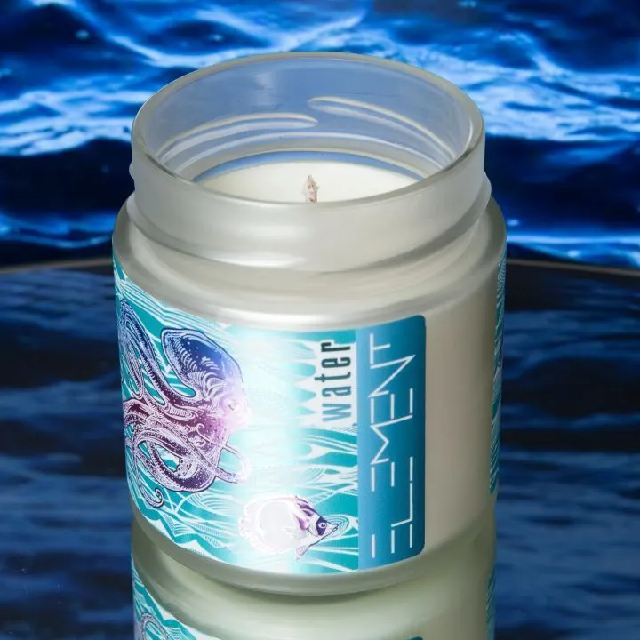 Свеча ароматическая "Стихия Воды", в баночке