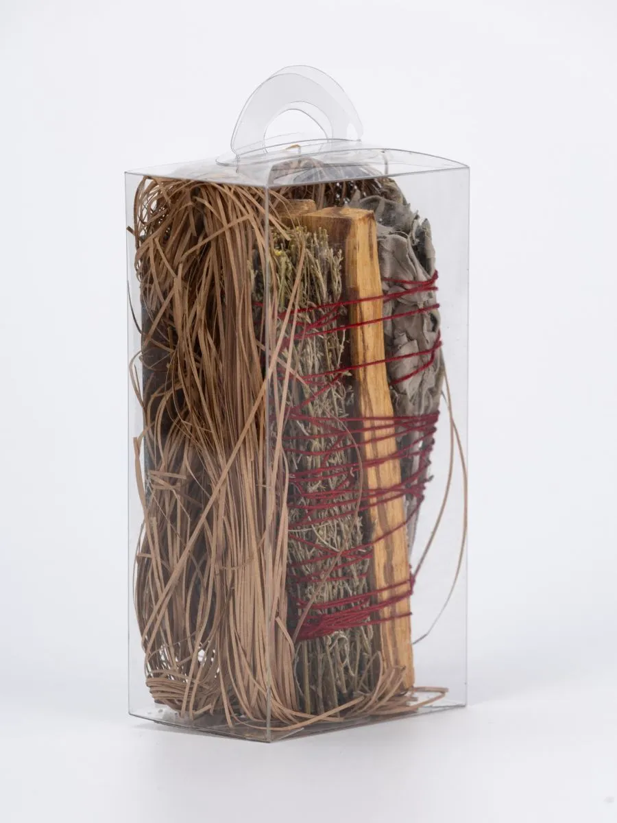 Набор скруток для окуривания Smudge Box "Пало санто, белый шалфей, полынь"
