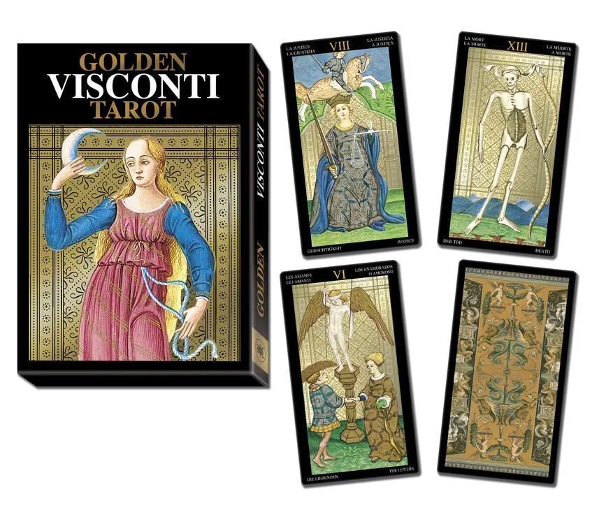 Золотое Таро Висконти, Старшие арканы (Golden Visconti Tarot)