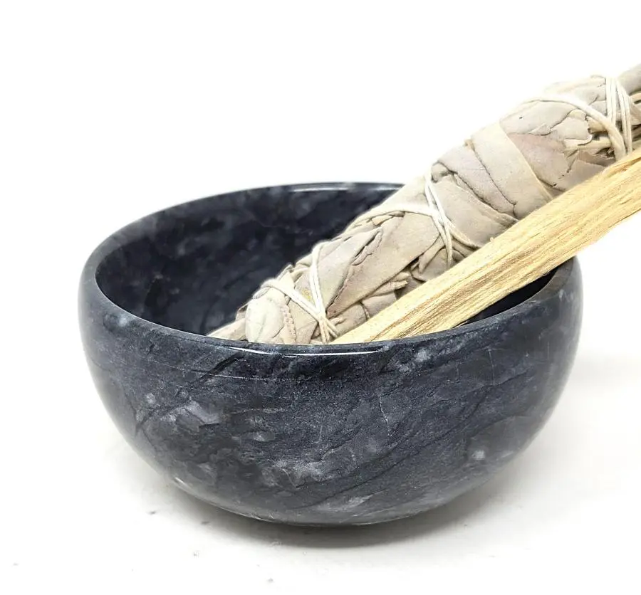 Алтарная чаша "Трансформация" из черного мрамора