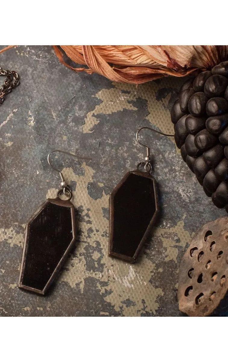 Серьги "Викторианский траур"