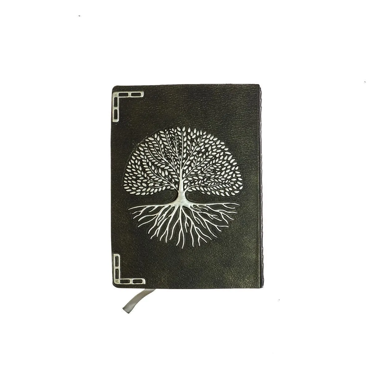 Блокнот для записей "Мировое древо", серебристый, 13,5х10 см