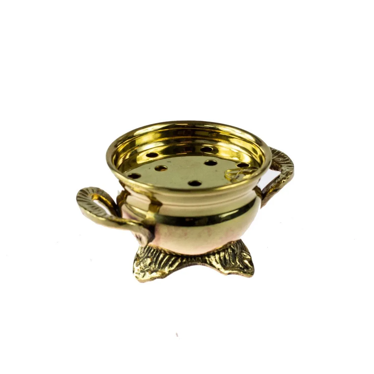 Курильница-котелок "Золото Аполлона" латунная, 5 см