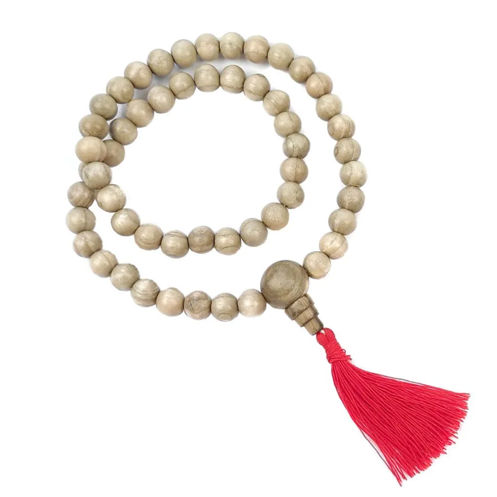 Буддийские четки, 54 бусины, ясень моренный