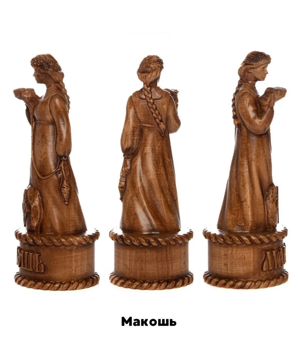 Алтарная статуэтка "Макошь" из дерева