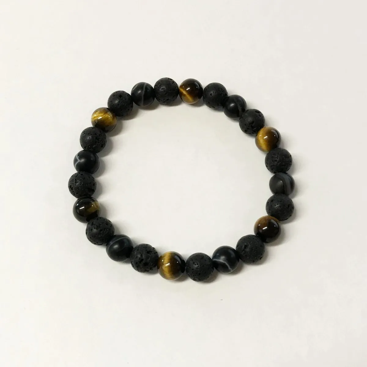 Браслет-талисман "Огненный тигр" для защиты и финансового благополучия