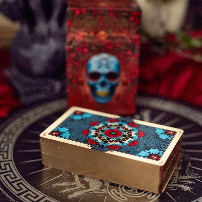 Таро Святой Смерти, с золотым срезом