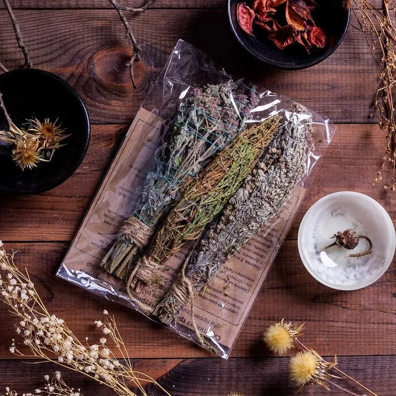 Набор скруток для окуривания "Ведьмины травы" (артыш, мята, полынь)