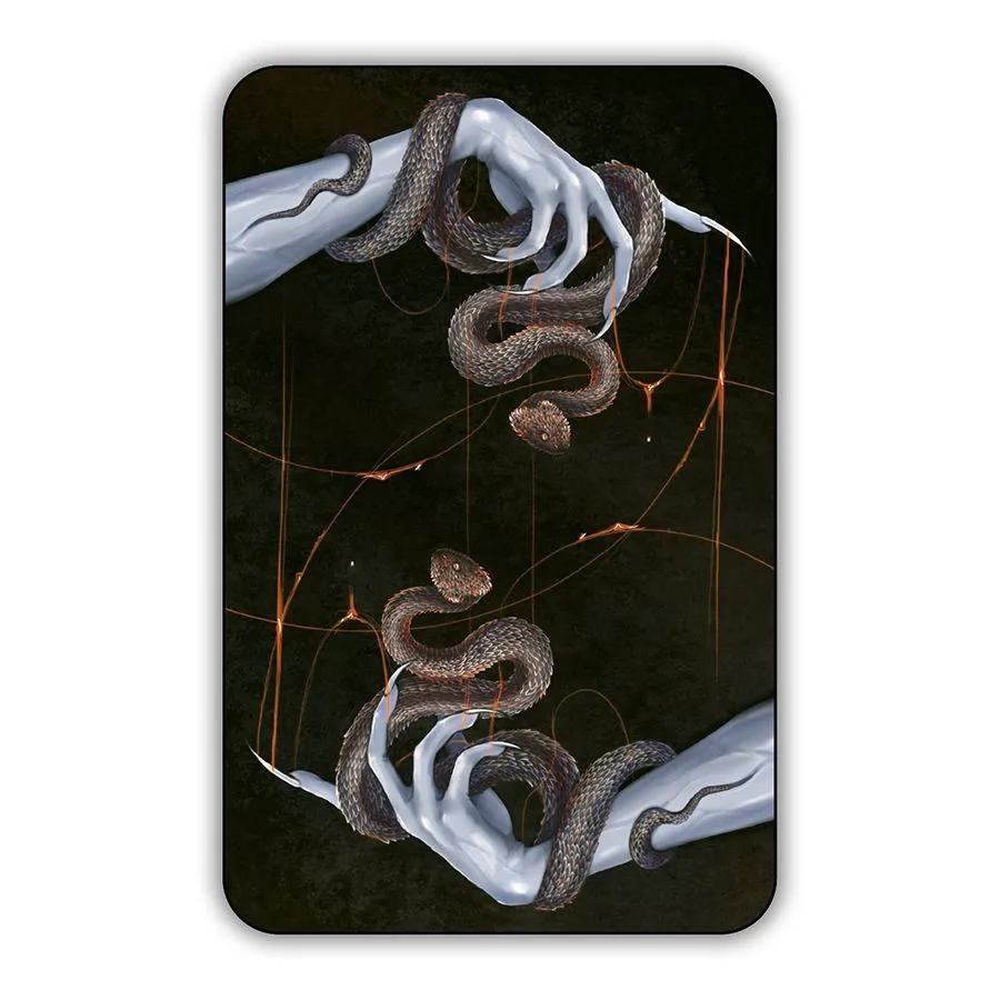 Таро "Тайны замка вампиров", коробка-гроб