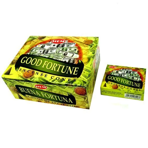 Благовония-конусы HEM Good Fortune "Фортуна"