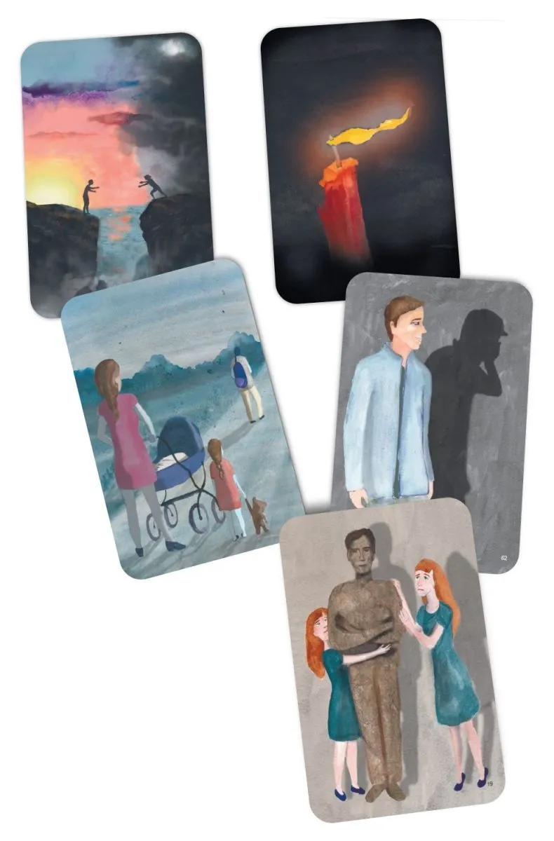 Метафорические карты "Проститься, чтобы жить. Метафора переживания горя и утраты"