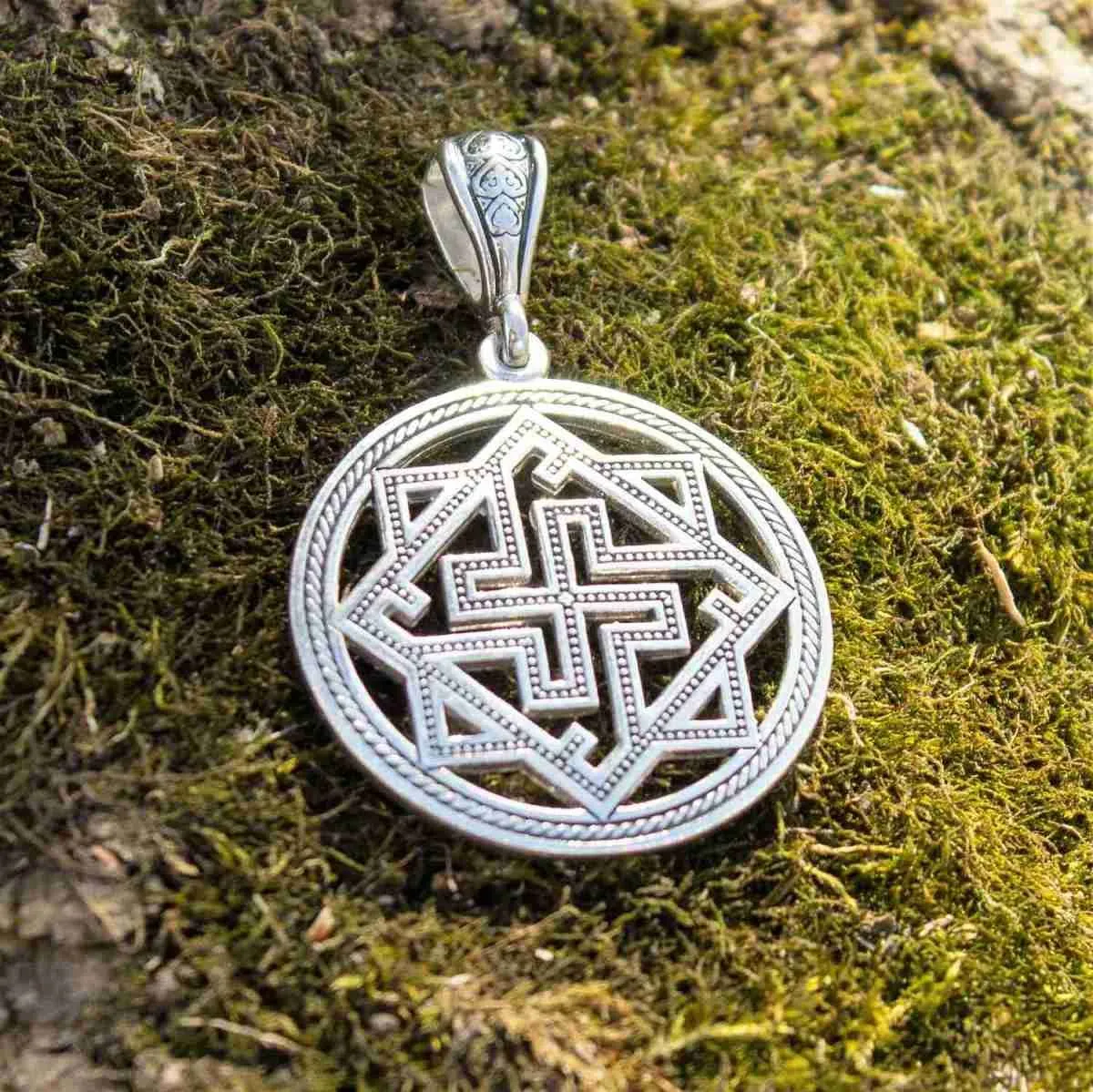 Подвеска "Валькирия" с серебрением