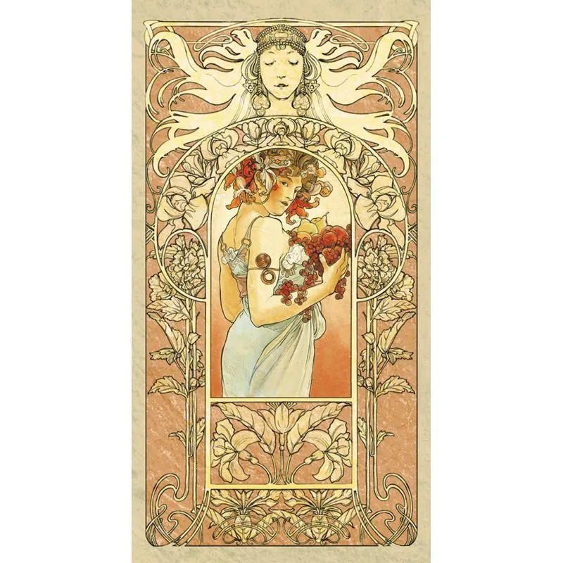 Таро Альфонса Мухи (78 карт, компактный формат)