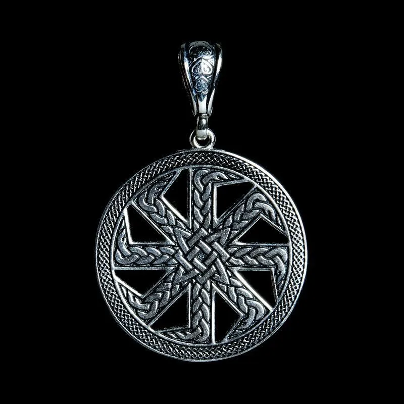 Серебряная подвеска "Узорный Коловрат"