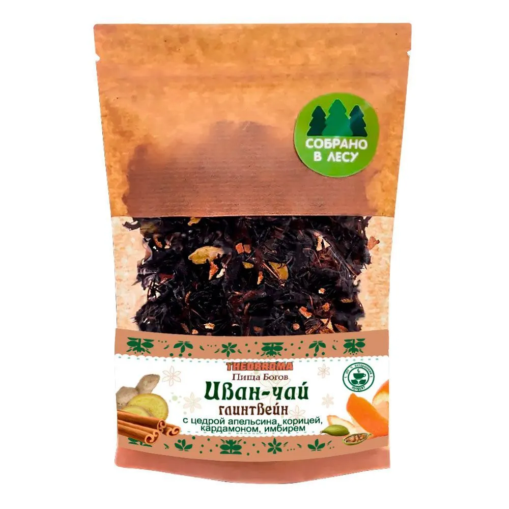 Иван-чай "Глинтвейн" (с цедрой апельсина / корица / кардамон / имбирь) 30 гр Theobroma