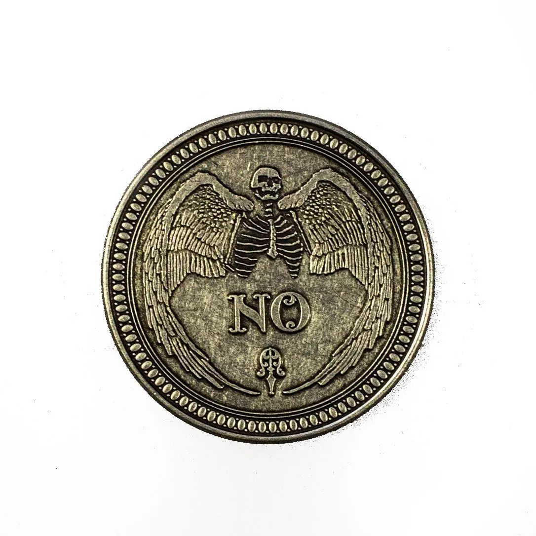 Монета "Да-нет" с серебряным покрытием