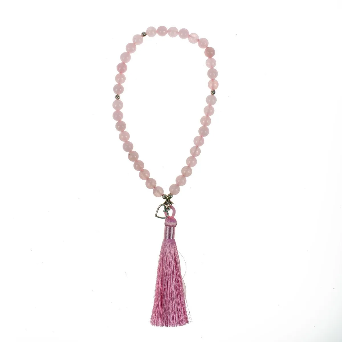 Четки "Пробуждение любви" из розового кварца, 36 бусин